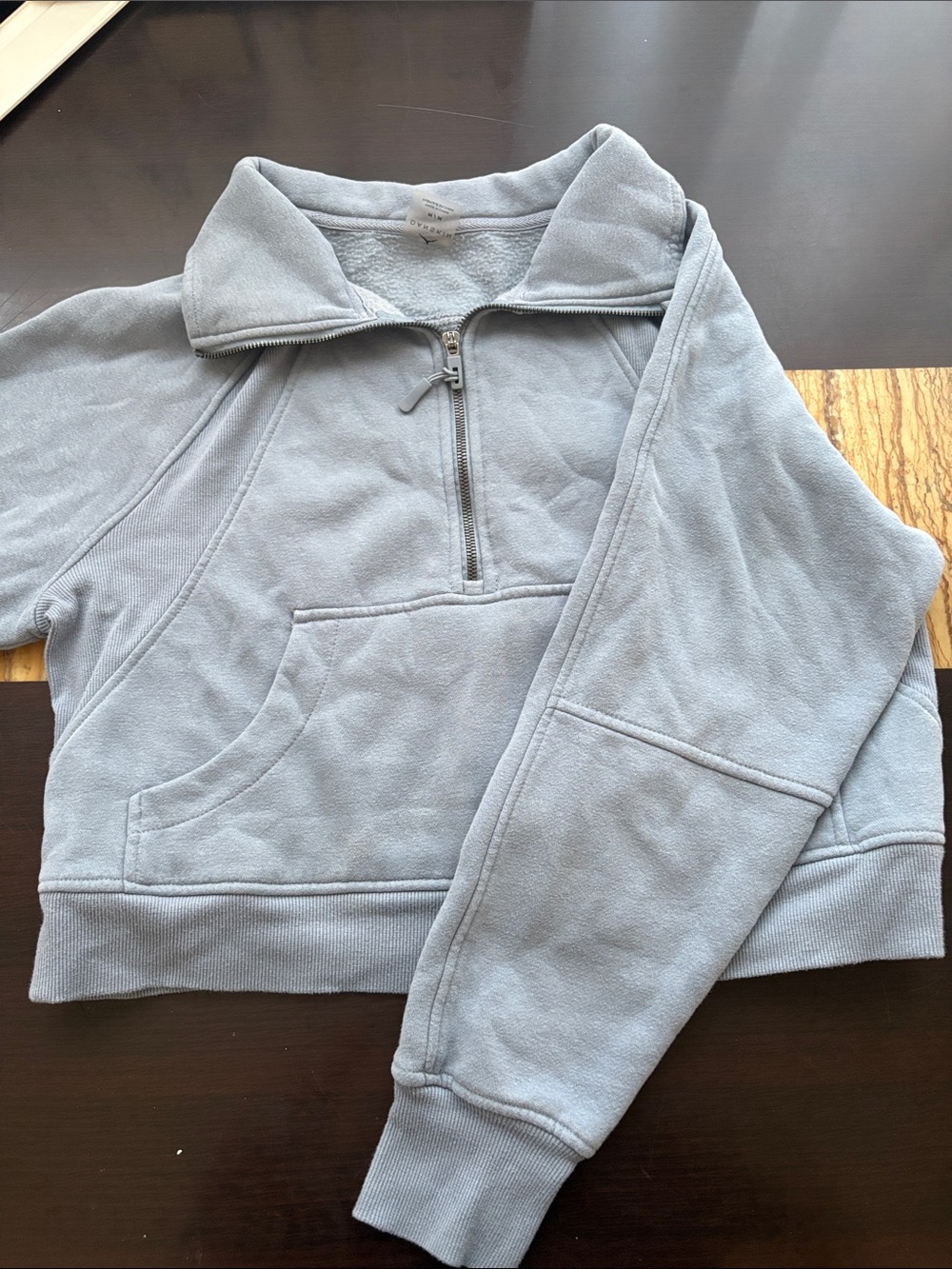 Danskin Light Blue Half-Zip Pullover Jacket